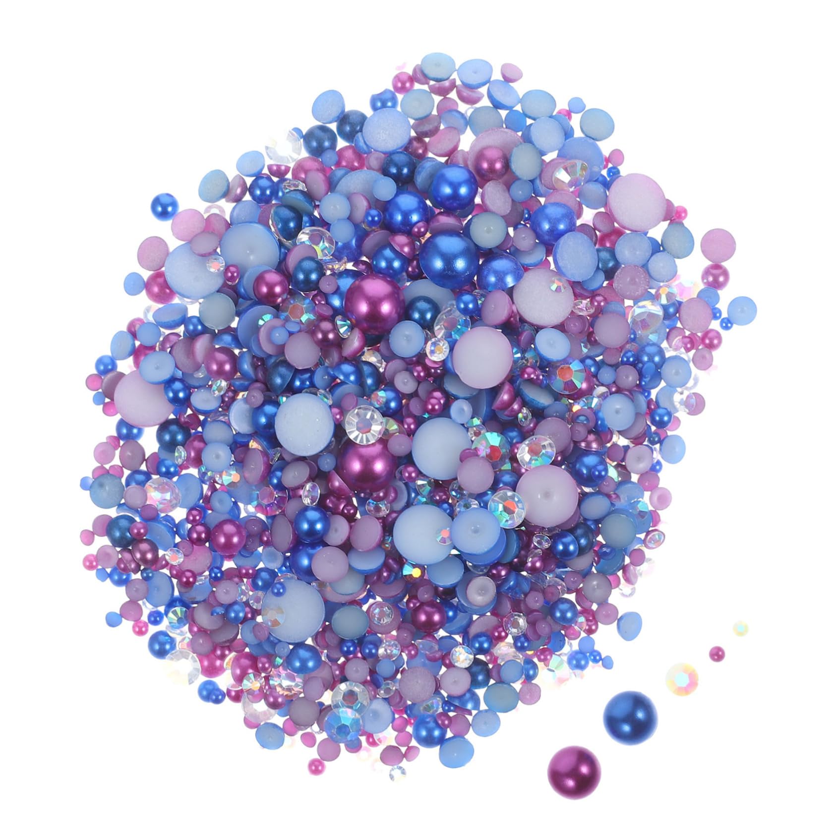 CALLARON 2 Pezzi Decorazioni Unghie Multi Resina con Adornamenti per Nail Art Facili Usare e Installare per Manicure Decorazioni per Smartphone