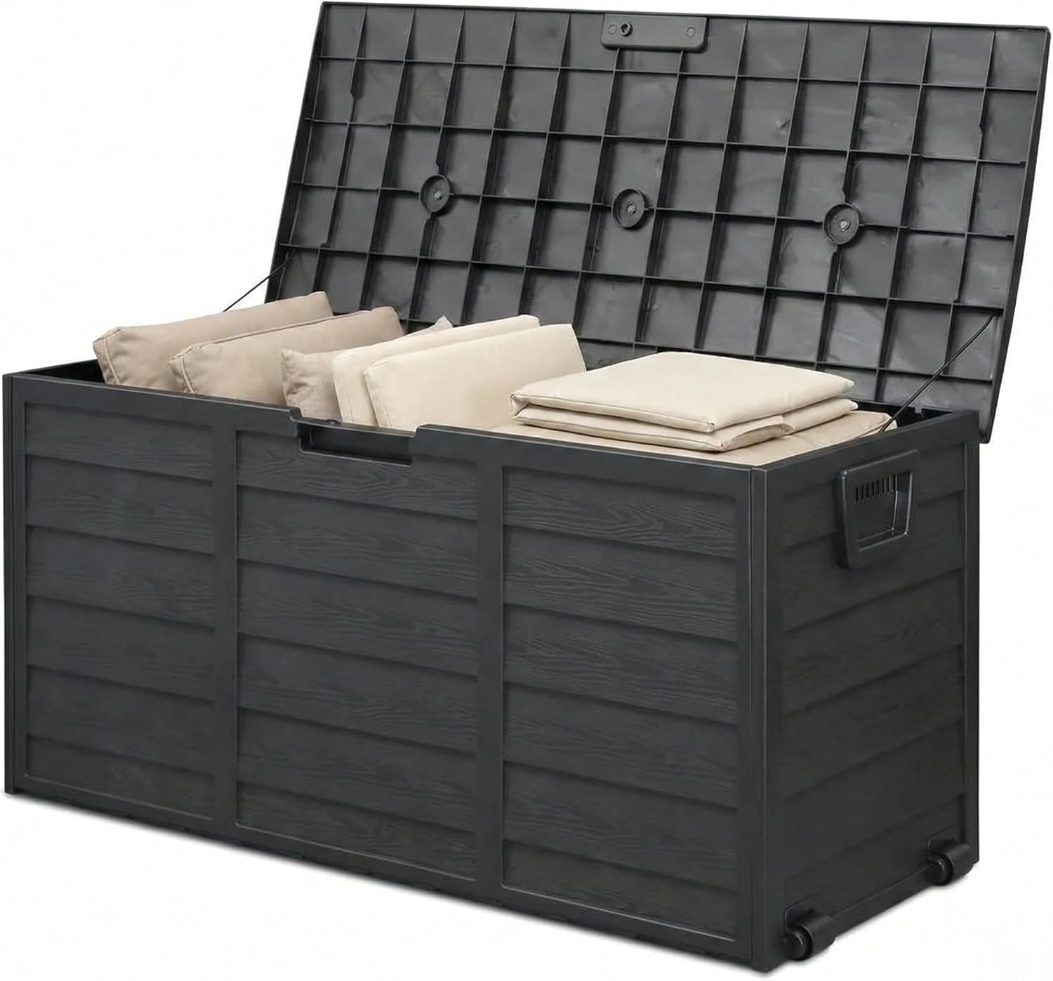 75 Gallon Deck Box Review: Weatherproof Storage for Garden Tools, Cushions & Hoses