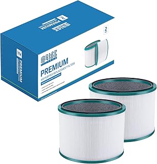 HP01 HP02 DP01 DP02 H13 True HEPA Replacement Filter Compatible with Dyson Desk Purifier and Pure Hot Cool Link Air Purifiers, Replaces Part # 968125-03, 2 Pack 360 HEPA Filters