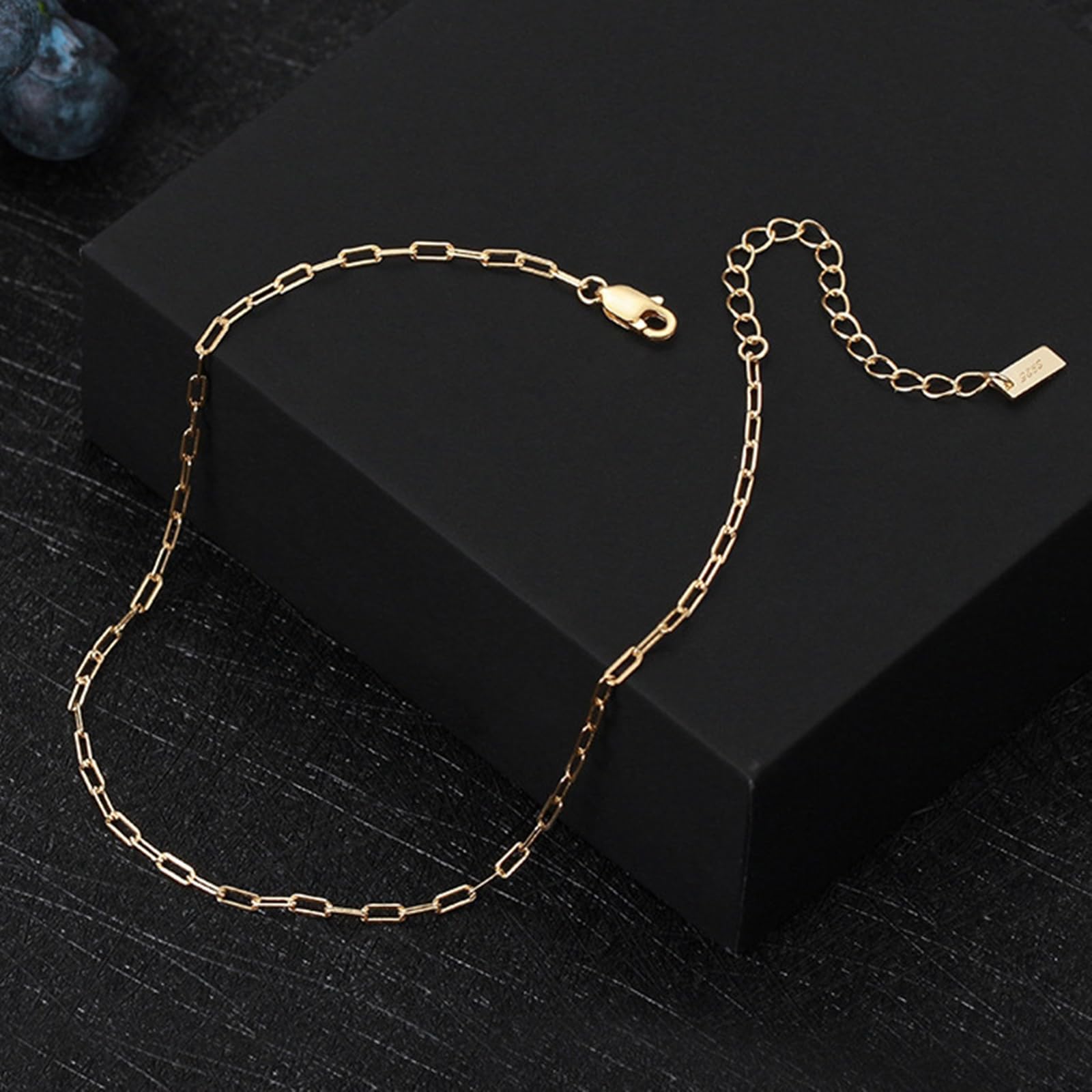 Cavigliera Argento 925 Donna, Cavigliera Donna Estiva A Doppio Strati con Pendente Croce Oro, Regolabile Fino a 26 cm - Bracciali alla Caviglia da Spiaggia Cavigliere per Donne