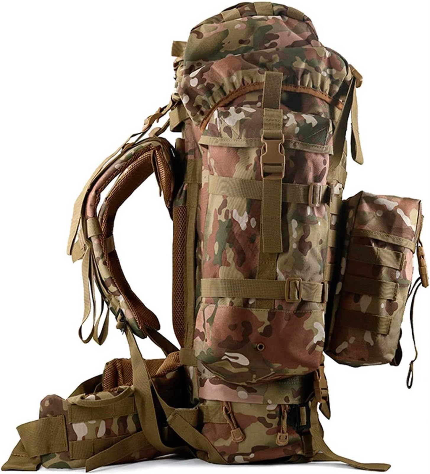 Plecak Turystyczny Plecak Trekkingowy Plecaki Taktyczne 80L Plecaki Turystyczne Na Kemping Piesze Wycieczki Podróżny Plecak Podróżny Torba Alpinistyczna(Black)