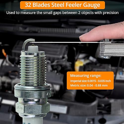 Miniatura 6 de Neoteck Juego de calibrador digital de 8 pulgadas y calibrador de espesor, de acero inoxidable, herramienta de medición de pinza Vernier