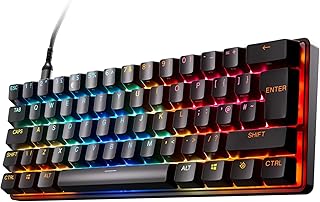 SteelSeries Apex Pro Mini Gen 3 OmniPoint 3.0 Switches – Adjustable Drive – Rapid Trigger – Presets – Protection Mode – Ra…