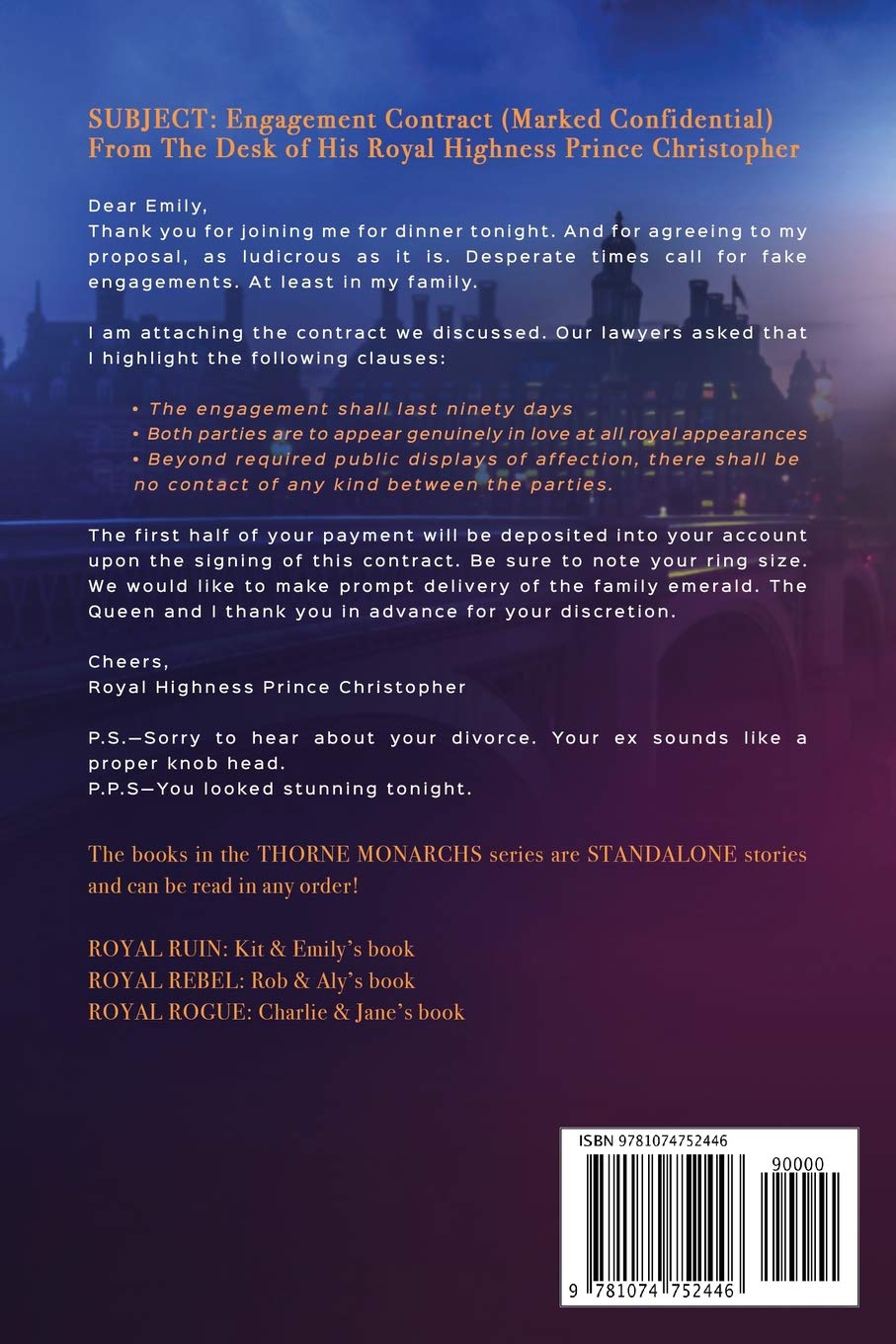 Royal Ruin: A Second Chance Royal Romance (Thorne Monarchs) - Image 2