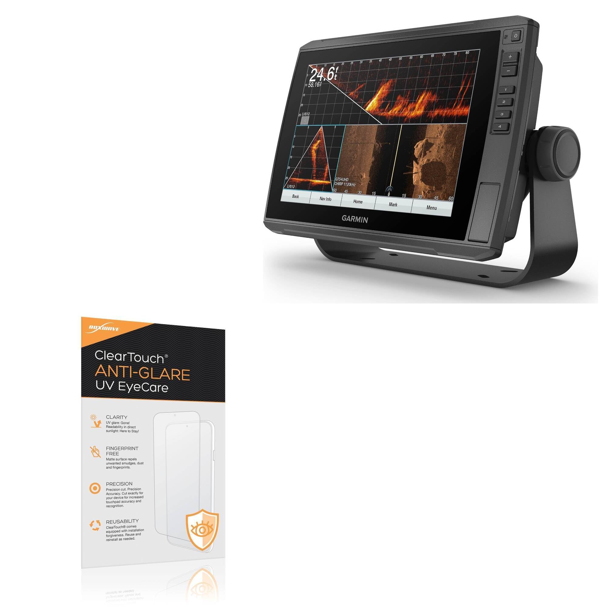 BoxWave Screen Protector Compatible With Garmin echoMAP Ultra 106sv - ClearTouch Anti-Glare Anti-UV EyeCare (2-Pack), Filters out Harmful Blue Light Reduce Fatigue