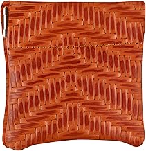 Nabob Leather Genuine Leather Squeeze Coin Purse, Coin Pouch Made IN U.S.A. Change Holder For Men/Woman Size 3.5 X 3.5