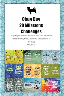 Chug Dog 20 Milestone Challenges Chug Dog Memorable Moments.Includes Milestones for Memories, Gifts, Grooming, Socialization & Training Volume 2