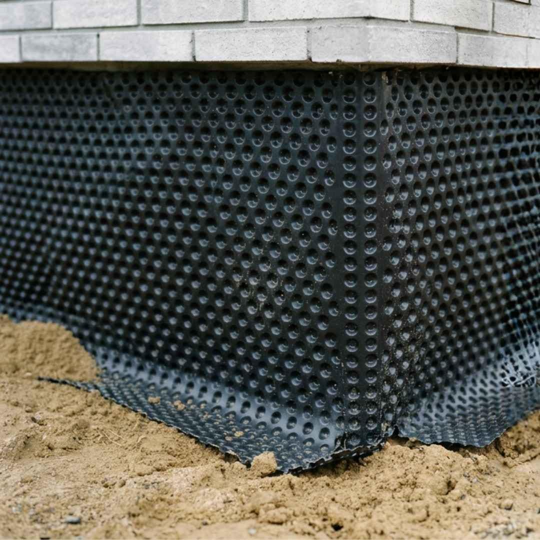 Florade Película corrugada de polietileno de alta densidad de 8 mm, protección de muros y bancales elevados, sin plastificantes, apta para alimentos, resistente a los rayos UV, 1 m de ancho
