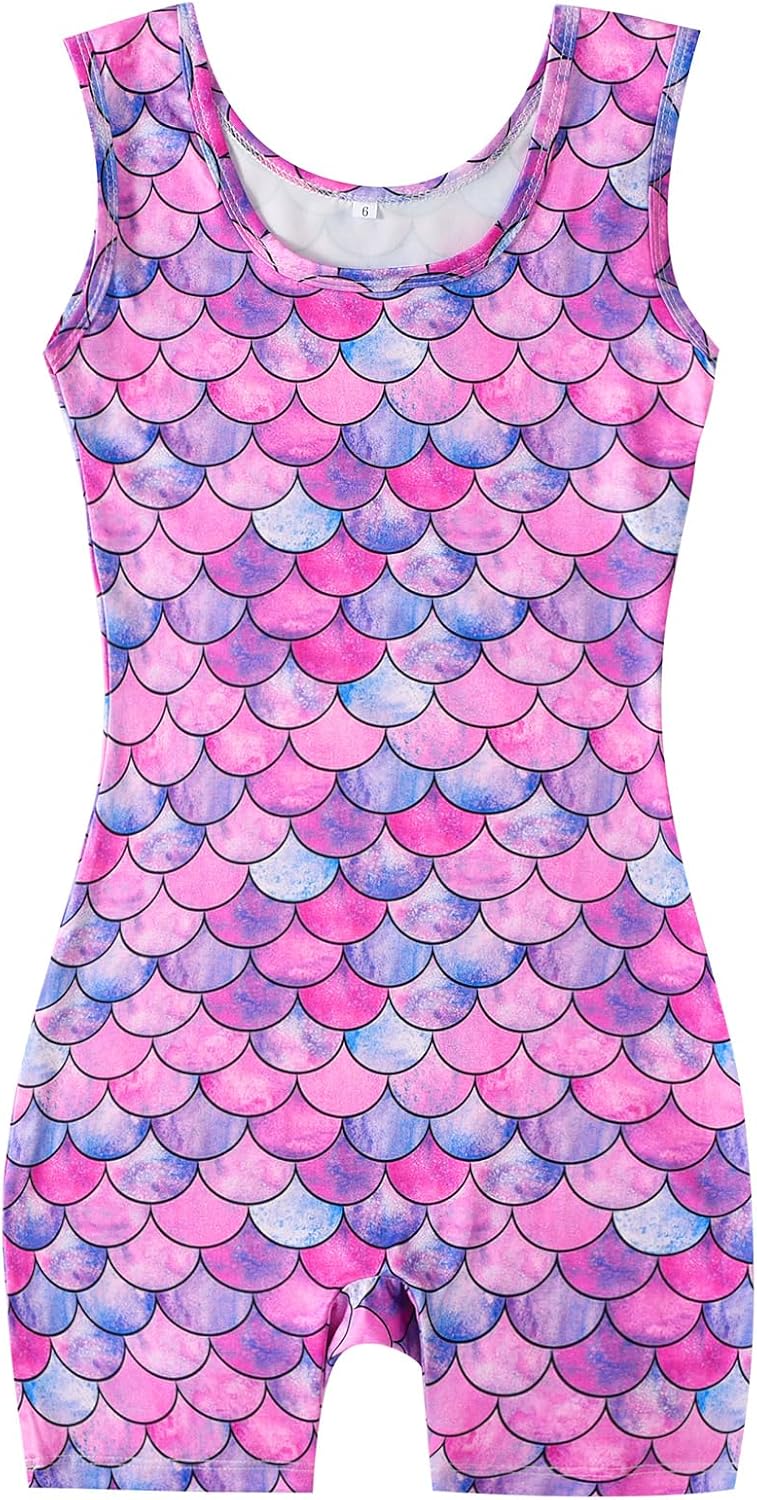 Gymnastics Leotards for Girls Toddler Kids Dance Unitard Biketards Tumbling Outfit