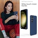 YATWIN Silicone Back Case for Samsung Galaxy S23 Plus, Soft-Touch Phone Back Cover for Samsung Galaxy S23 Plus - Dark Blue gallery image