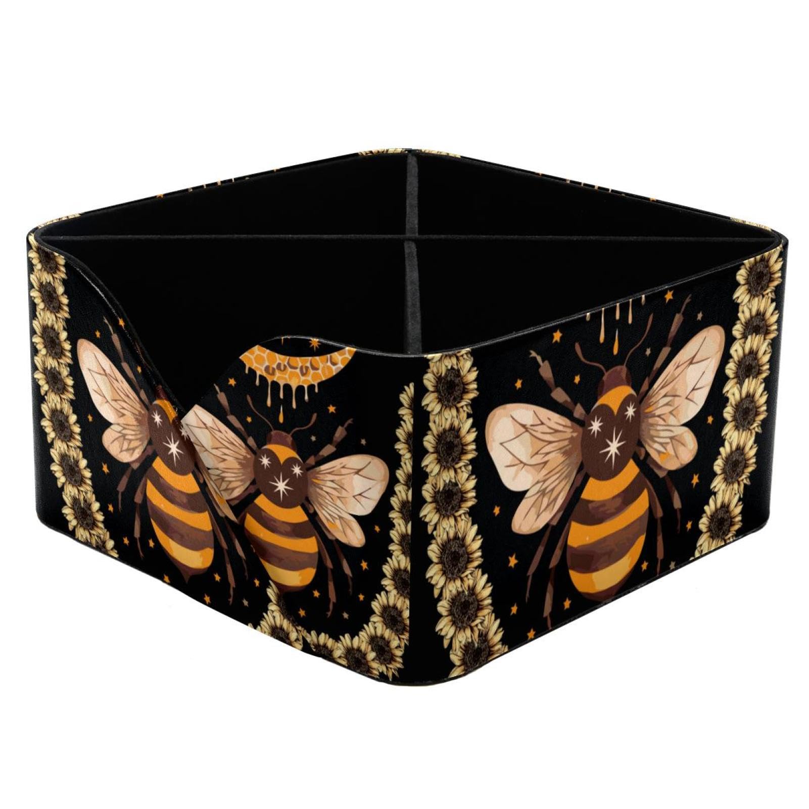 Porte-stylo rectangulaire abeille pour ranger le désordre de vos pinceaux et papeterie