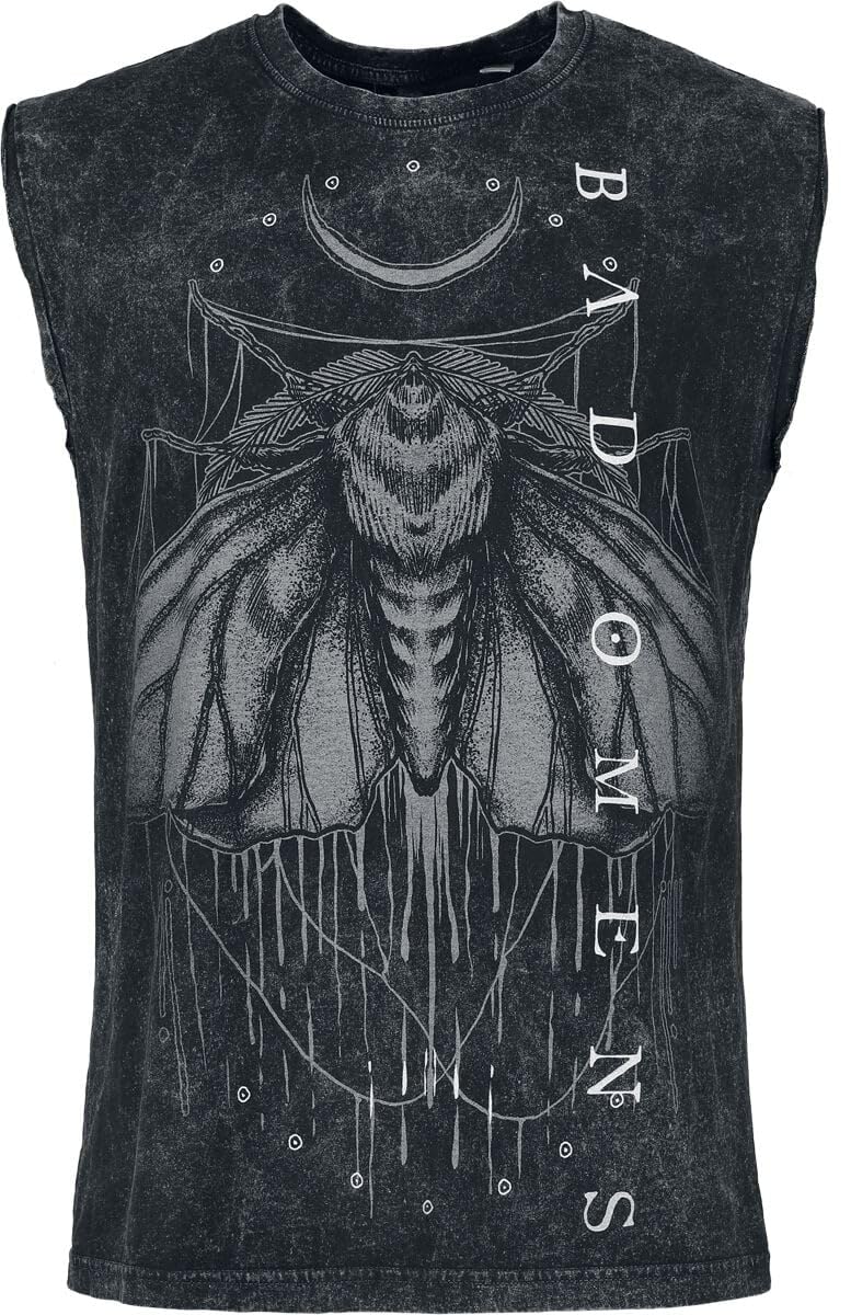 Bad Omens Shadow Moth Uomo Canotta Grigio Regular