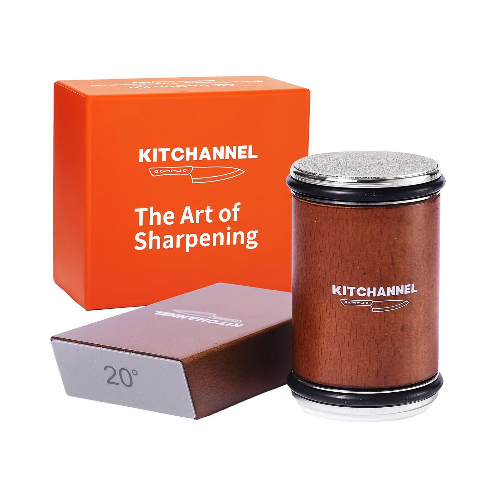 Rolling Knife Sharpener tool Knife Sharpener kit with Diamond and Ceramic for All Steel Hardness Easy Kitchen Knife