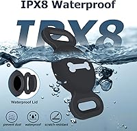 Vista 14 de Waterproof Collar Holder Compatible with Airtag (2 Pack), Protective Anti-Lost Case for GPS Tracker, Silicone Collar Holder for Pets (Pink/Purple)