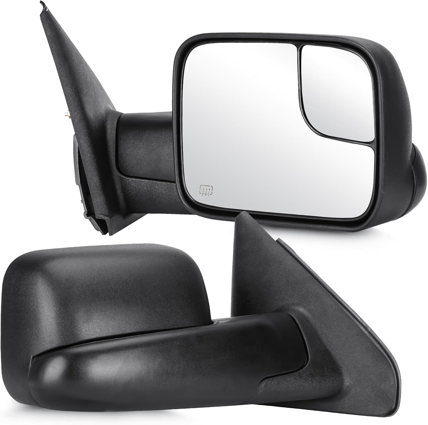 Youxmoto Towing Mirrors Fits 02-08 for Dodge Ram 1500, 03-09 for Dodge Ram 2500/3500 Pickup Truck 2002 2003 2004 2005 2006 2007 2008 2009