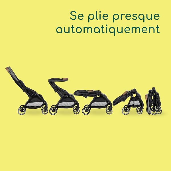 Bebeconfort Sunlite, poussette canne compacte, 0 à 4 ans (22 kg max), légère (7,2 kg), 3 Positions d'Inclinaison dont 1 allongée, poussette compacte, inclinable d’une main, grand panier, Tinted Grey - 4