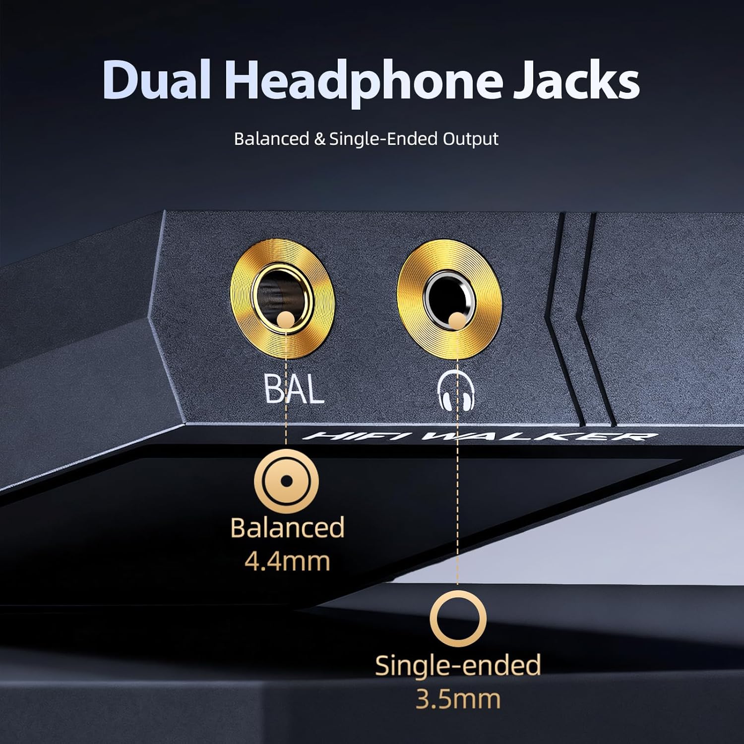 Hi-Fi Lossless MP3 Music Player with ES9038Q2M DAC & FPGA DSD Decoding, 4" Touchscreen, Balanced 4.4mm & 3.5mm Outputs, USB DAC/Line Out/SPDIF, 32-bit/192kHz Playback, 3000mAh Battery