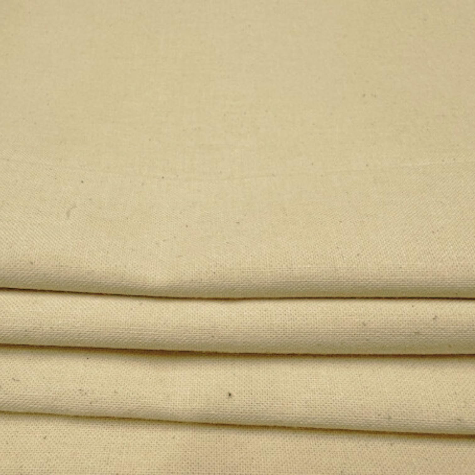100% Cotton Natural Calico Unbleached Craft Fabric - Medium Weight - 160CM Extra Wide (1 Metre)