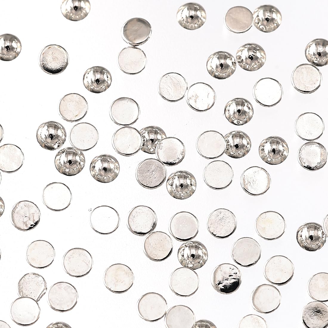 Amazon.co.jp: ファイニエ ネイルパーツ スタッズ 丸 シルバー 3mm
