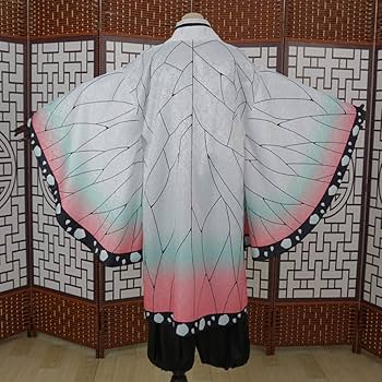Amazon.co.jp: ウィッグ付 鬼滅の刃 子供服 胡蝶 しのぶ(こ
