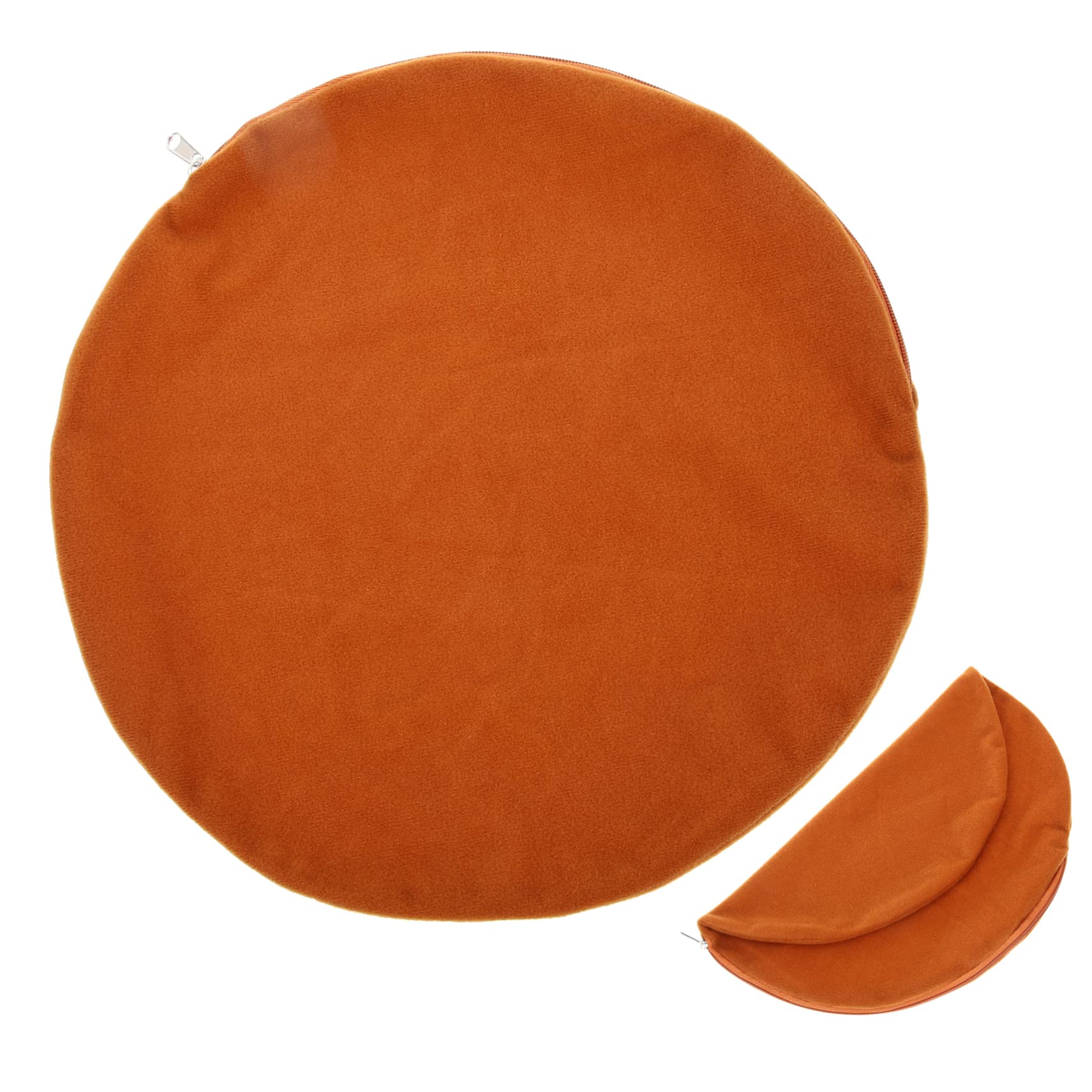 BUGUUYO Electric Heating Pad Cover for Dog Cat Pet Heating Mat and Lightweight Pet Blanket 30x30 Inch Brown Fabric