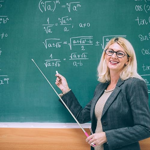 Miniatura 4 de Pizarra blanca puntero telescópico para profesores con indicador de cordón, puntero de mano, puntero de dedo para jardín de infantes, aula primaria,