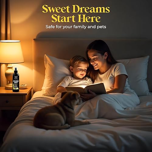 Miniatura 4 de Aromasong Spray de almohada de bambú y miel, lino calmante totalmente natural y niebla para dormir para un sueño profundo, aceites esenciales de