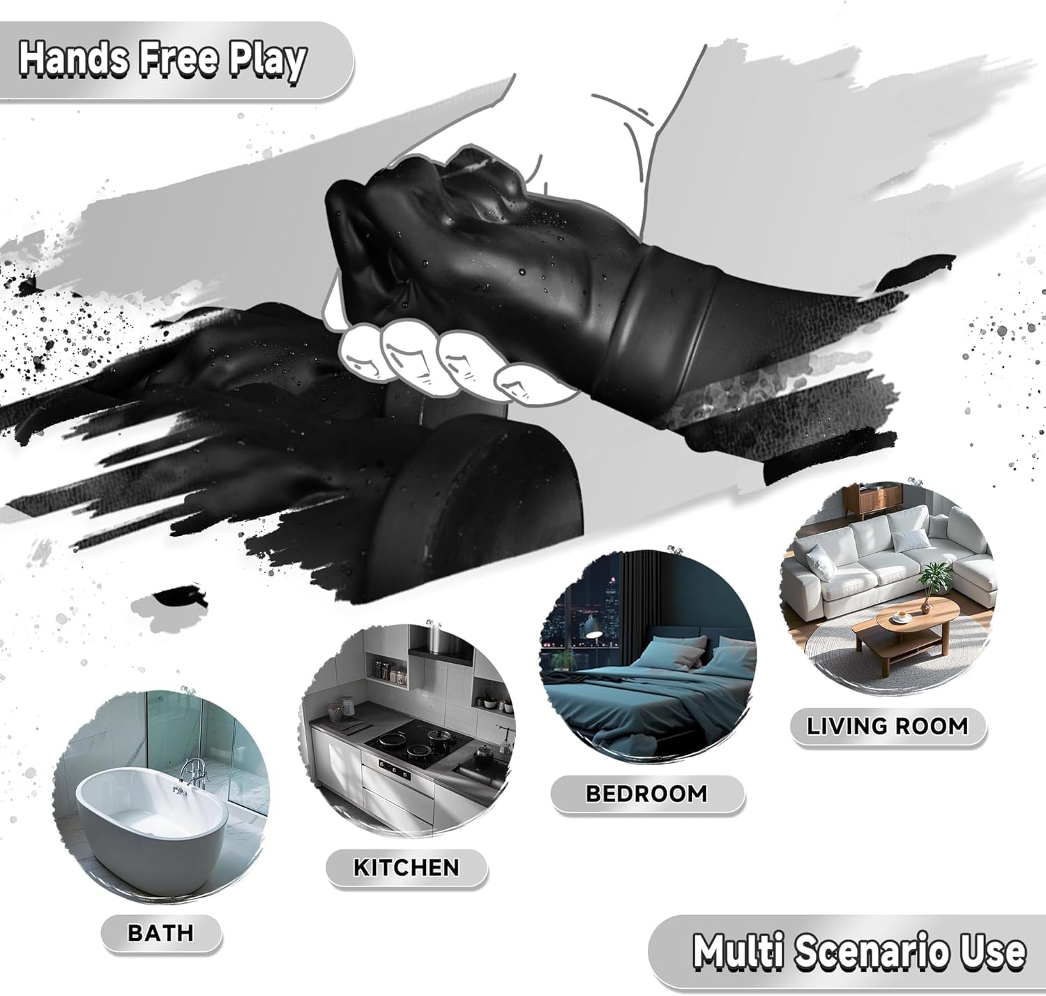 Dildo Main Noire - Diseñado por expertos para los entusiastas del puño | Experiencia de placer Premium (L)