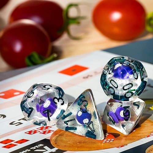 Miniatura 29 de UDIXI - Juego de dados poliédricos DND; juego de dados para Dungeons & Dragons, dados de calavera para DND, RPG, MTG y otros juegos de mesa