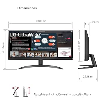 LG 29WP500-B 29p IPS UW FHD : Amazon.co.uk: Computers