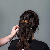 Vista 6 de WILLBOND 6 piezas pasadores de pelo para mujer, pasadores grandes para el cabello, clips franceses, broche retro para regalos de mamá, accesorios