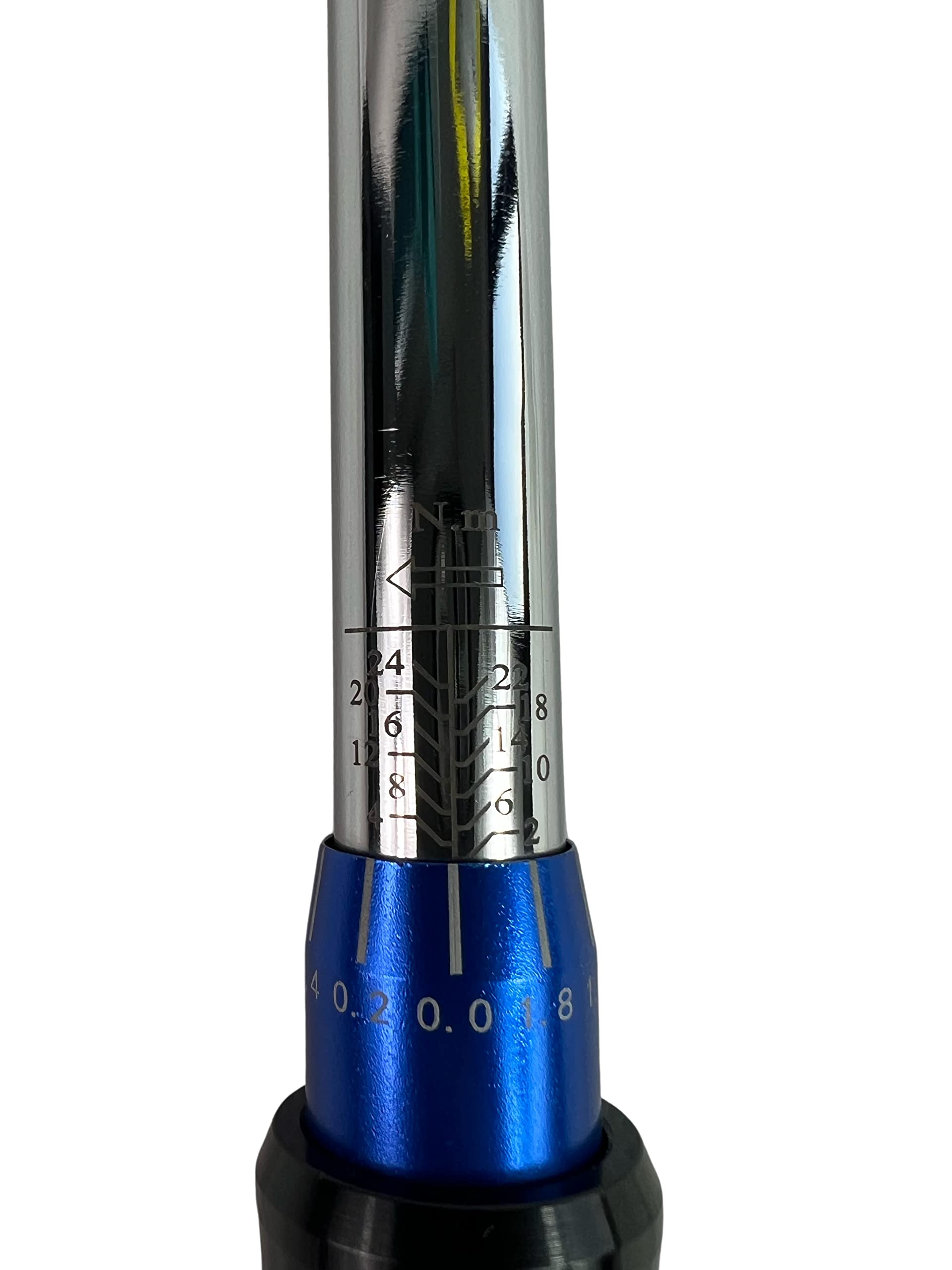 Juego de llaves dinamométricas para bicicleta y motocicleta, 1/4 pulgadas, con carraca, rango de medición de 2 a 24 NM, herramienta de precisión, incluye puntas hexagonales y Torx y PH ± 3% de