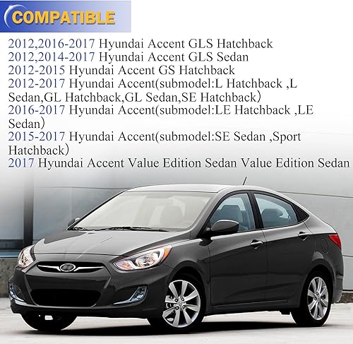 Miniatura 2 de X4XZ Manija de puerta exterior para Hyundai Accent 2012-2016 delantera derecha derecha 826611R000 826621R050