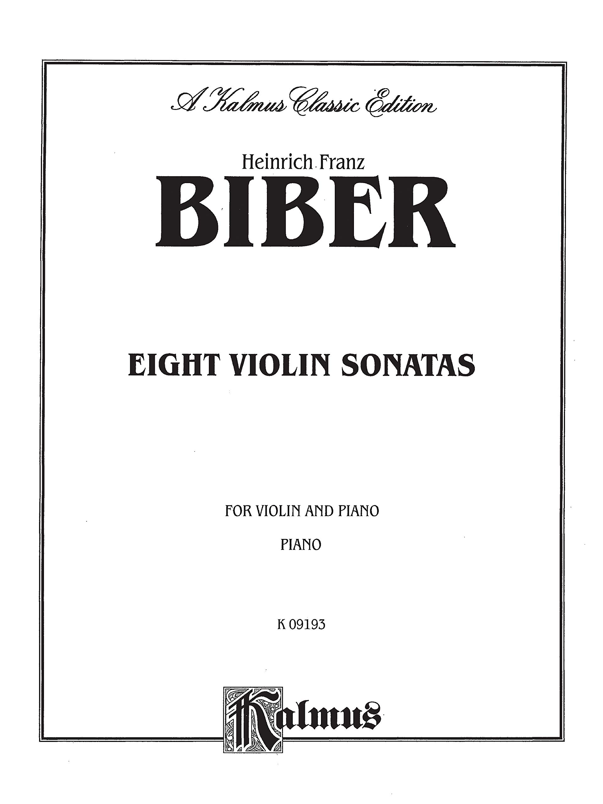 Eight Violin Sonatas: For Violin and Piano