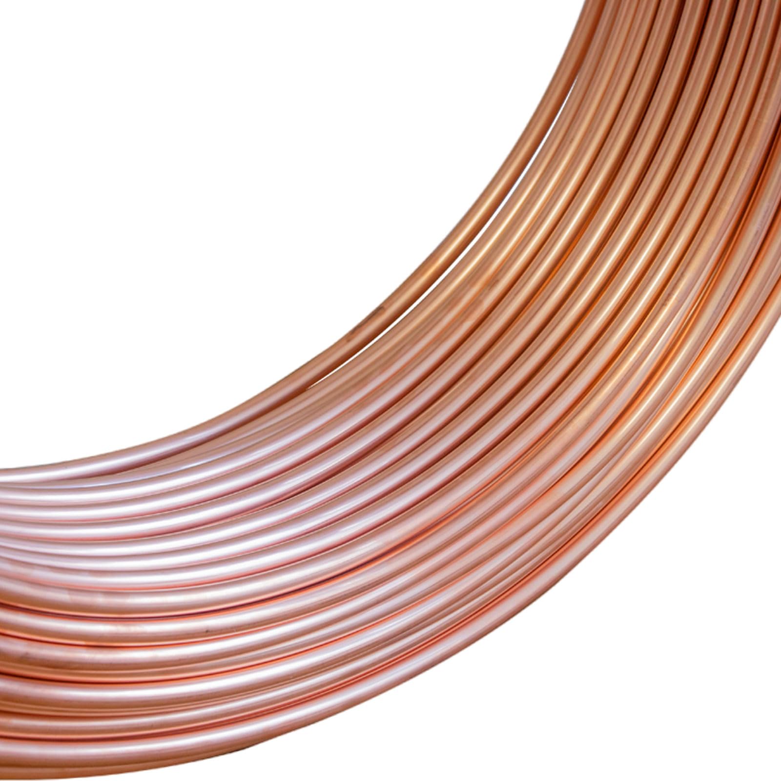 Othmro Tubes de réfrigération en cuivre, 1/16 OD x 1/32 ID x 16pi Soft Coil tubes en cuivre 5pcs, 9/64 5pcs, 1