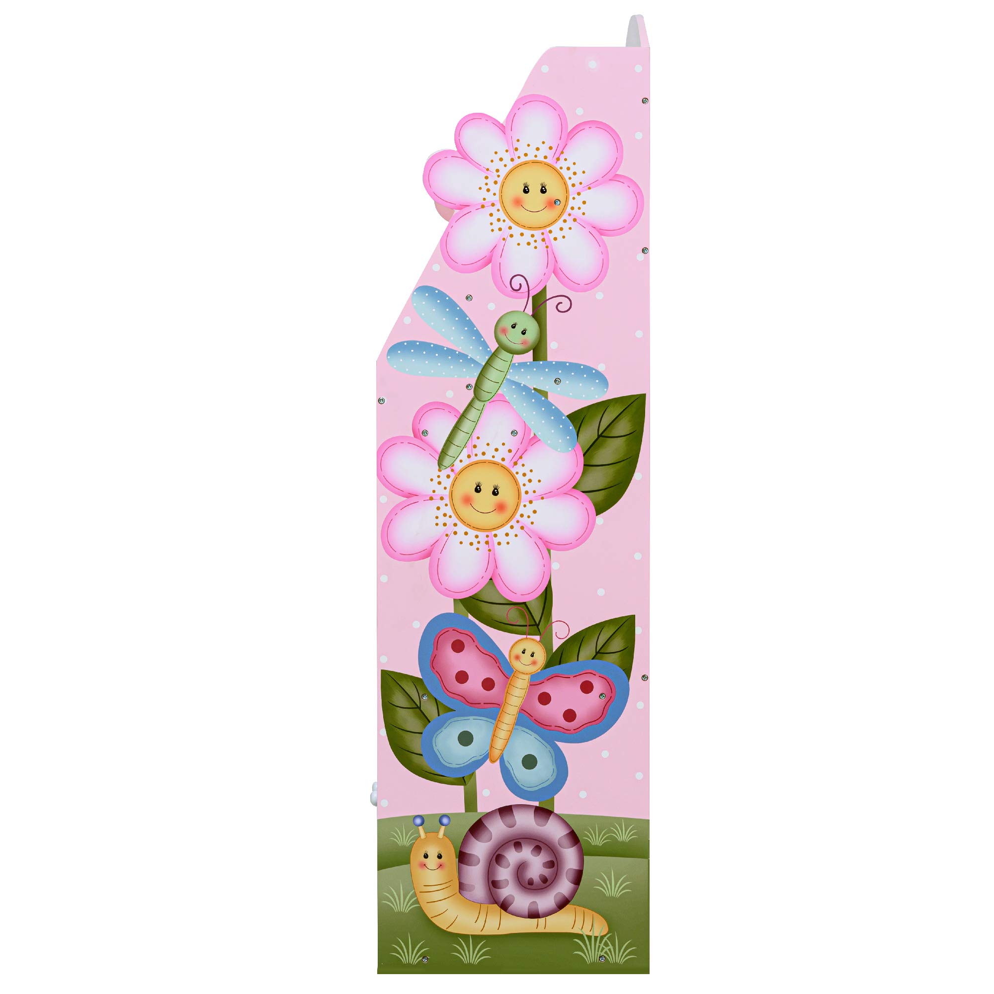 Fantasy Fields Magic Garden Kinder 3-stufiges Bücherregal aus Holz und Schublade Mehrfarben