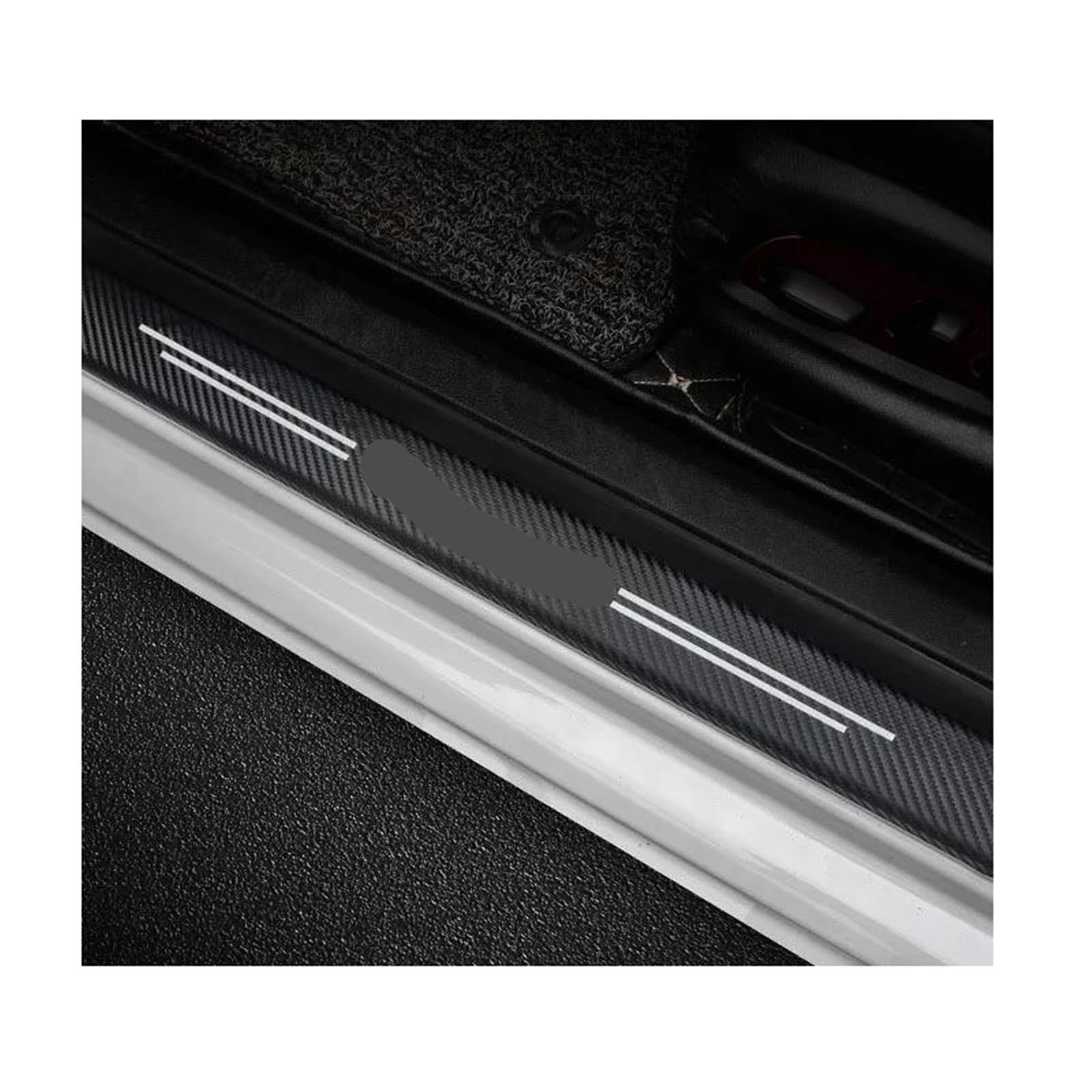 Protector Adhesivo para Umbral De Puerta para Peugeot 408 4008 308 Y 3008 Protectores de Pedales(5pcs)