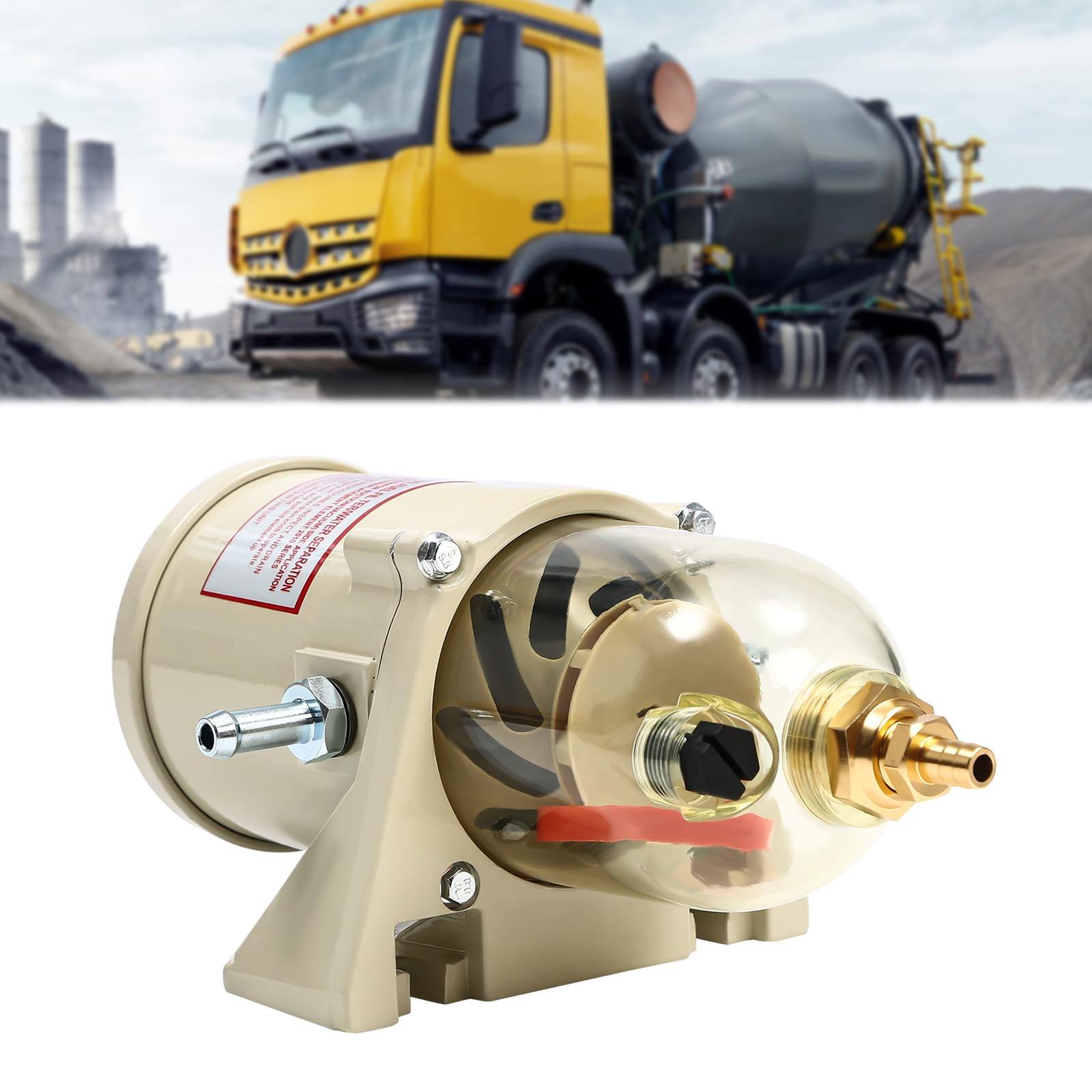 Filtro carburante diesel 500FG 500FH Diesel Marine camion benzina Racor filtro olio acqua per 60GPH con bulloni, può essere utilizzato in veicoli commerciali, furgoni, camion
