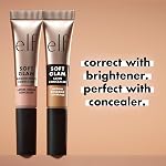 e.l.f. Correcteur Éclaircissant Soft Glam, Aide à Minimiser les Cernes & Décolorations, Hydratant Avec Un Fini Naturel, Végétalien & Non-Testé Sur Les Animaux, Blanc
