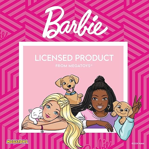 Miniatura 7 de Juego de regalo de fiesta de cumpleaños de Barbie, caja de lata, estuche de lápiz, calcomanías, collar de cumpleaños, felpa y sombrero de cumpleaños