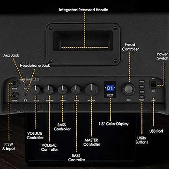 Amazon.com: Fender Mustang LT25 Guitar Combo Amplifier