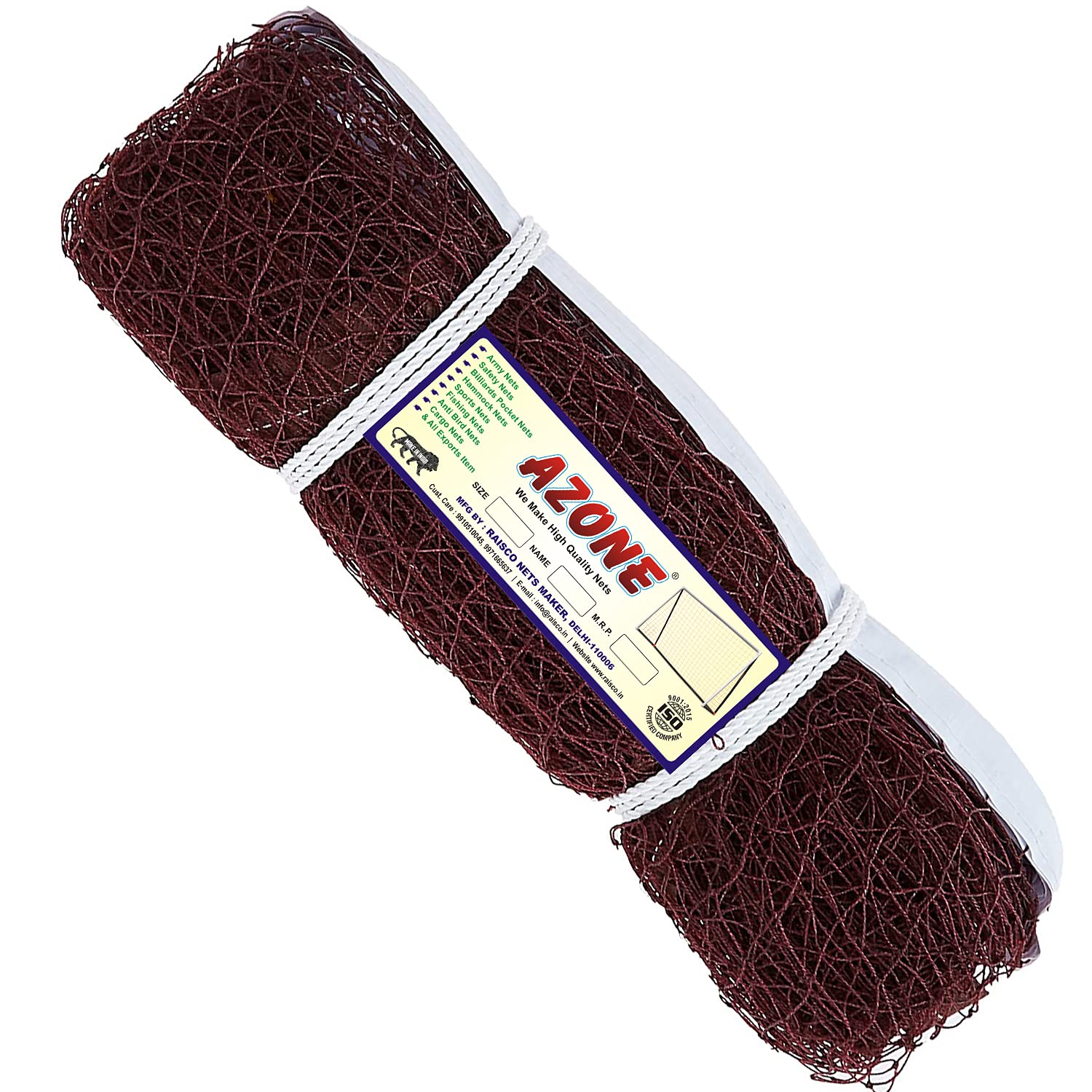 Azone 716E Nylon Toptap Practice Badminton Net (Brown)-image-16
