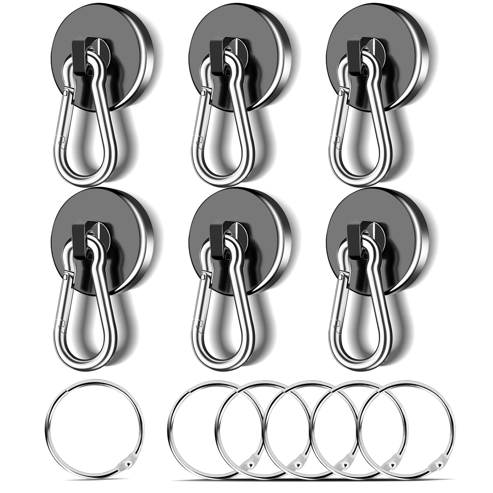 Heavy Duty Magnetic Hooks - 110LBS Strength -18
