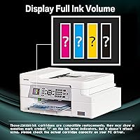 Vista 2 de Kingjet LC3013 Ink Cartridges Compatible for LC3013 LC3011 Ink Cartridges BK/C/M/Y Replacement for Brother LC3013 LC3011 Use with Brother MFC-J497DW