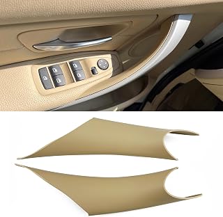 2PCS Door Handle Cover for BMW 3 4 Series 3GT M3 M4 F34 F36 F30 | Driver Side Passenger or Front Rear Left Right Door Pull Handles Covers for BMW 318i 320i 328i 330i 335i 340i(2PCS Beige)
