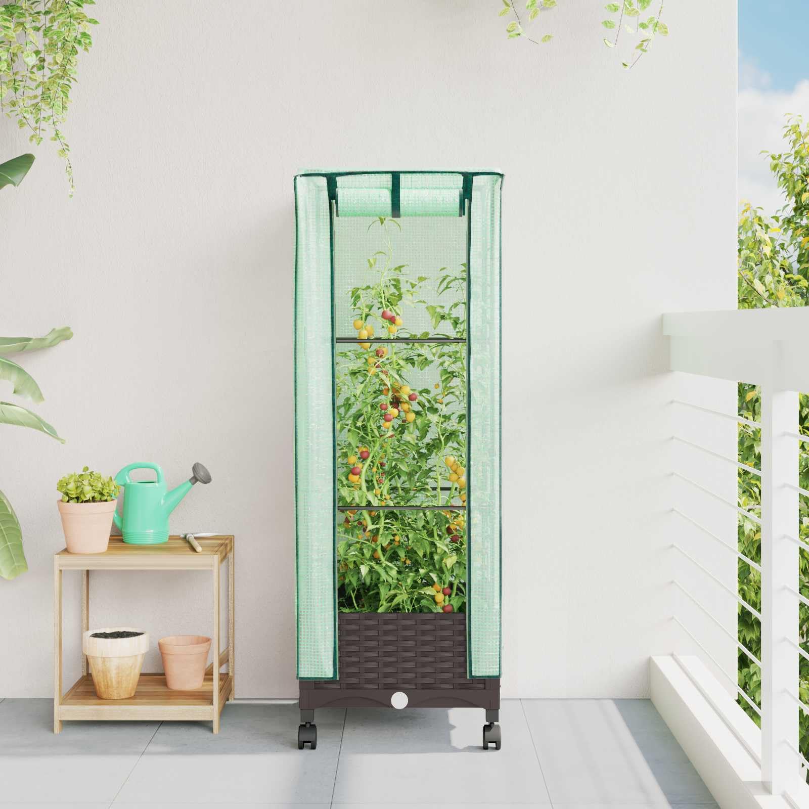 vidaXL Macetero de JardínJardinera de exteriorMaceta de Suelo