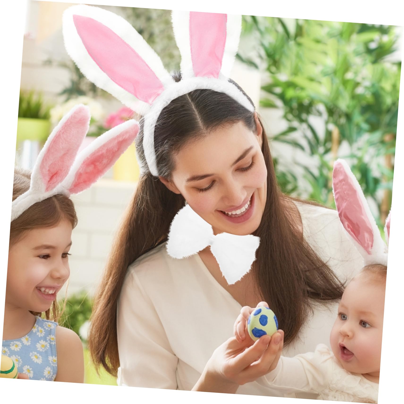 BESPORTBLE Ensemble Bandeau Oreilles de Lapin Accessoires de Cosplay Bande-Oreille de Lapin Bunny Ears déguisement pâques Bandeaux de fête pour Filles Cosplay de Lapin Fil de Fer