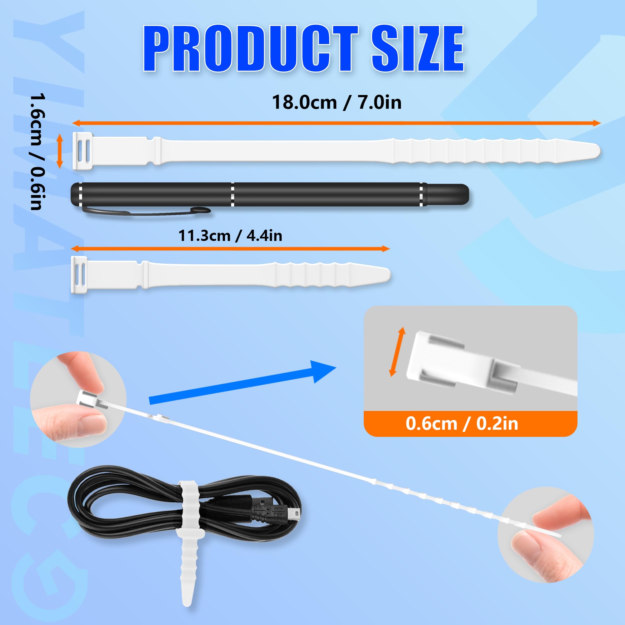 Reusable Zip Ties, 7