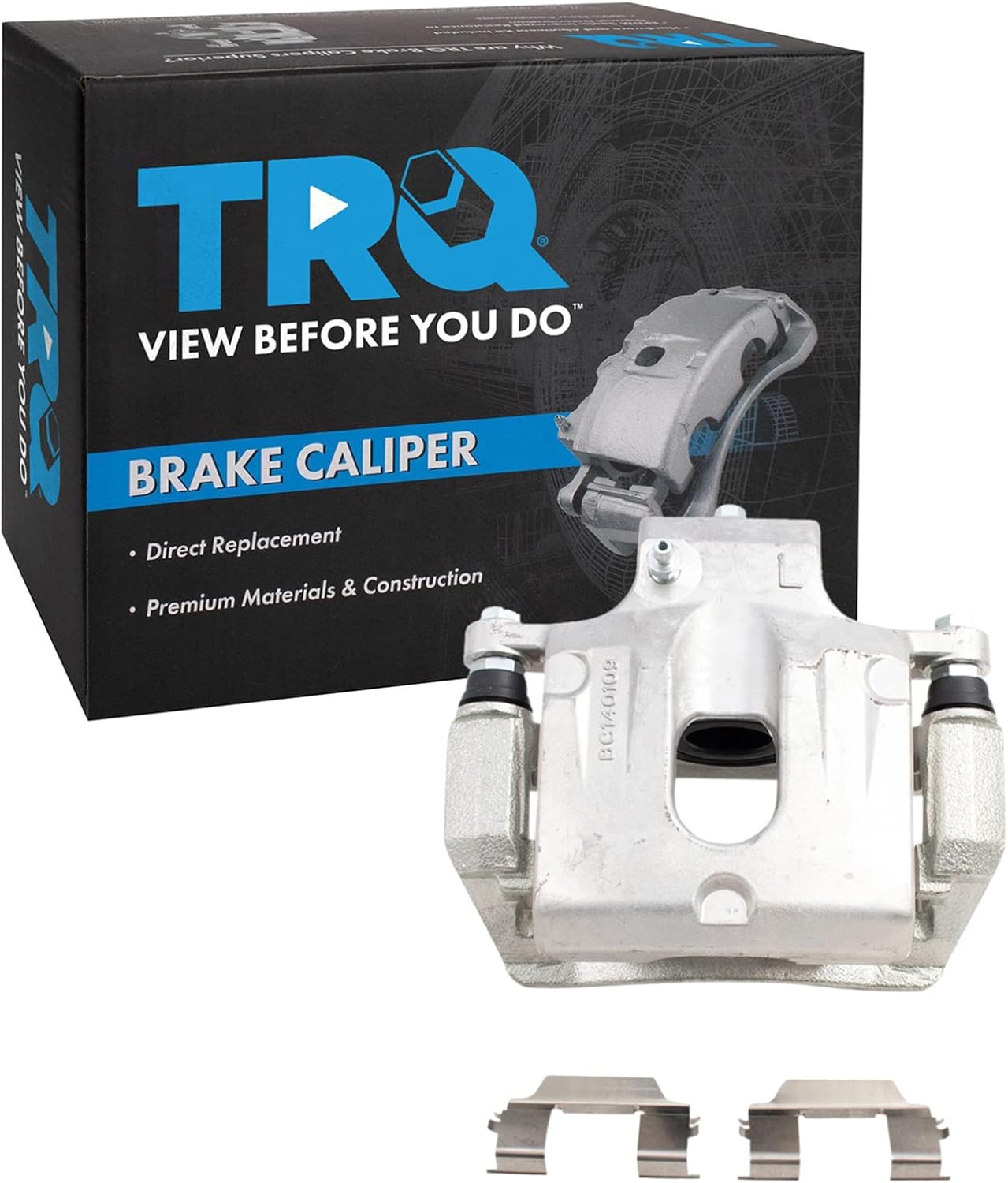 TRQ Rear Disc Brake Caliper with Bracket for Buick Chevrolet GMC Cadillac Saturn