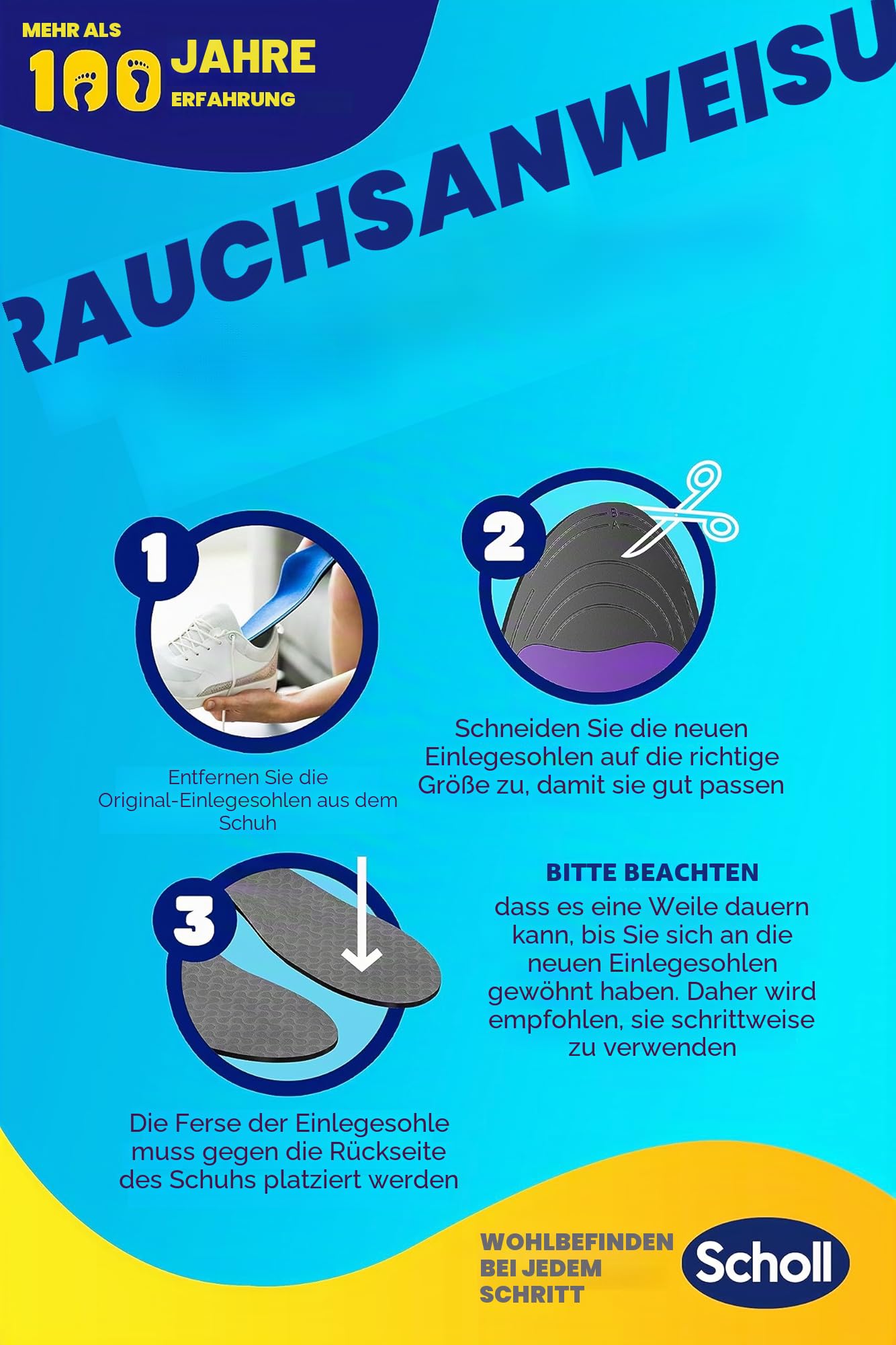 Scholl Anti-Schmerz-Einlegesohlen